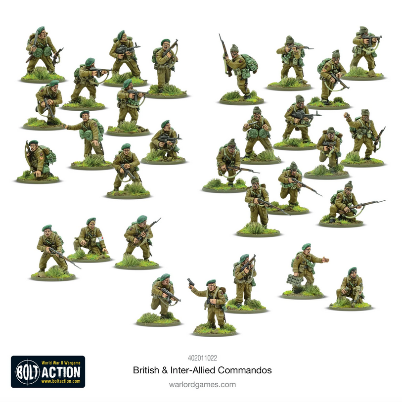 Comandos Británicos e Inter-Aliados Bolt Action - Imagen 2