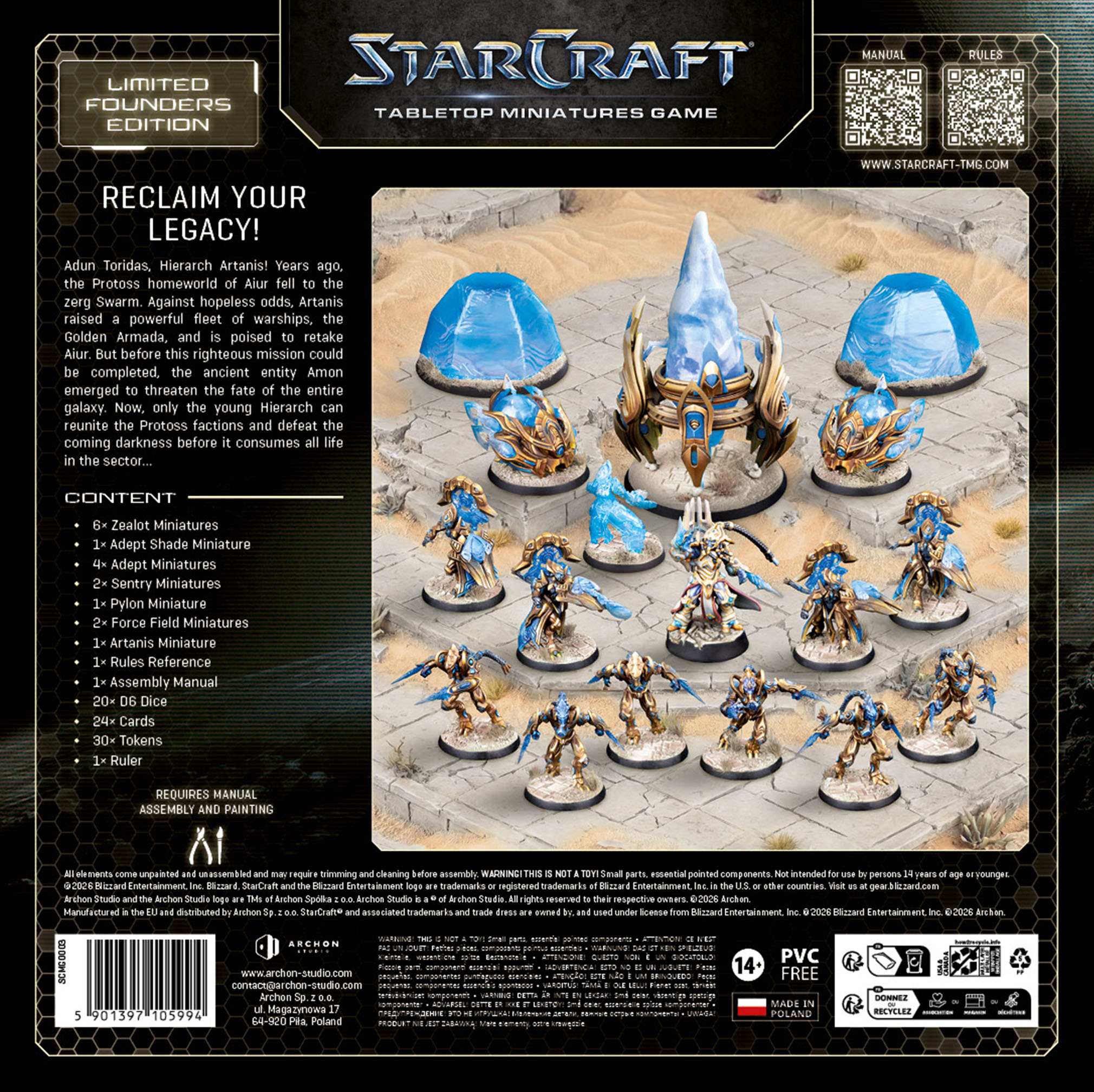 STARCRAFT® PROTOSS STARTER SET FOUNDERS EDITION - Imagen 7