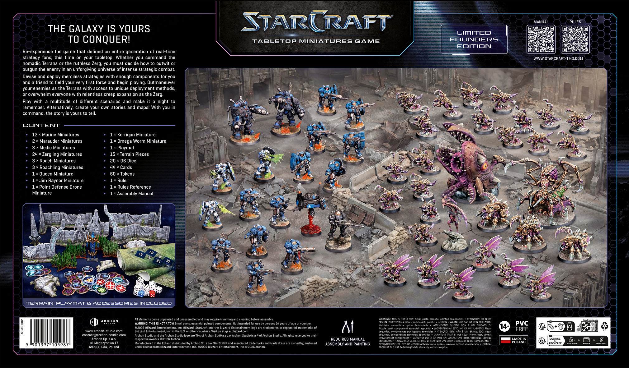 STARCRAFT® TWO PLAYER STARTER SET FOUNDERS EDITION - Imagen 16