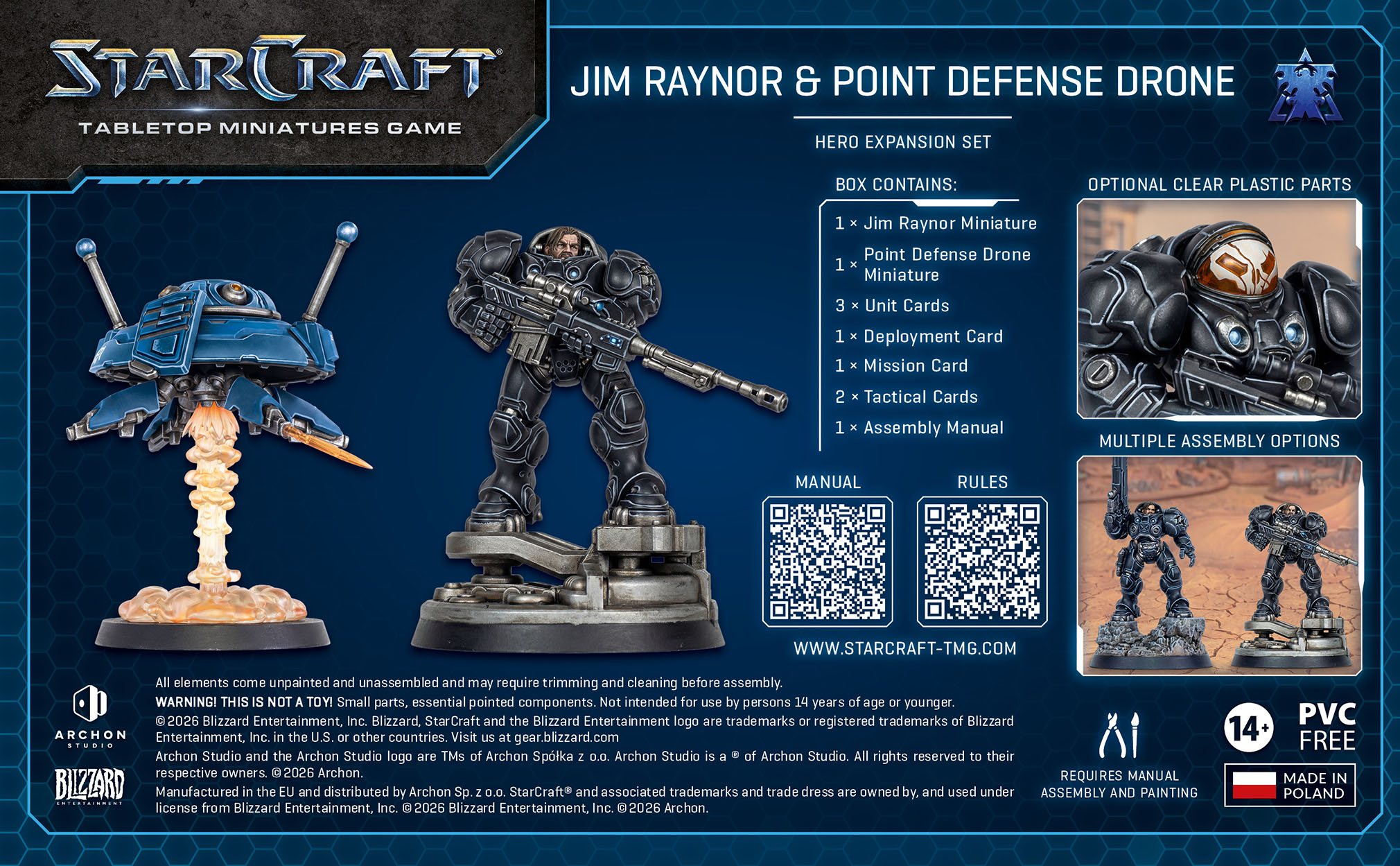 StarCraft® Jim Raynor & Point Defense Drone - Imagen 4