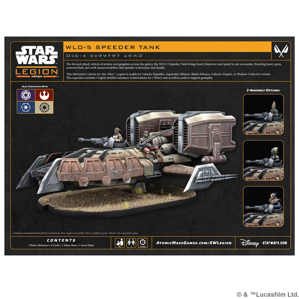 WL0-5 Speeder Tank - Imagen 3